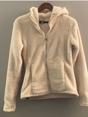 Bench Cream Fleece Zip-Up Hoodie Jacket